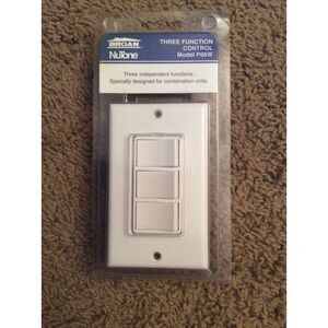 Broan 3 Function Contol Model P66W B27